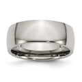Chisel Titanium 8mm Polished Wedding Band