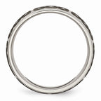 Chisel Titanium 8mm Polished Wedding Band