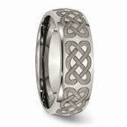 Chisel Titanium 8mm Polished Wedding Band