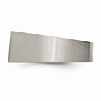 Chisel Titanium Polished And Brushed Signet Ring