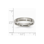 Chisel Titanium 4mm Brushed Wedding Band