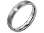 Chisel Titanium 4mm Brushed Wedding Band