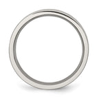 Chisel Titanium Flat 5mm Brushed Wedding Band