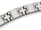 Chisel Titanium Polished Bracelet - 8.25 inches