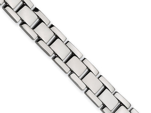 Chisel Titanium Polished Bracelet - 8.5 inches