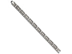 Chisel Titanium Brushed and Polished Bracelet - 8.75 inches