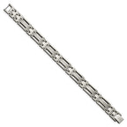 Chisel Titanium Polished Bracelet - 8.75 inches