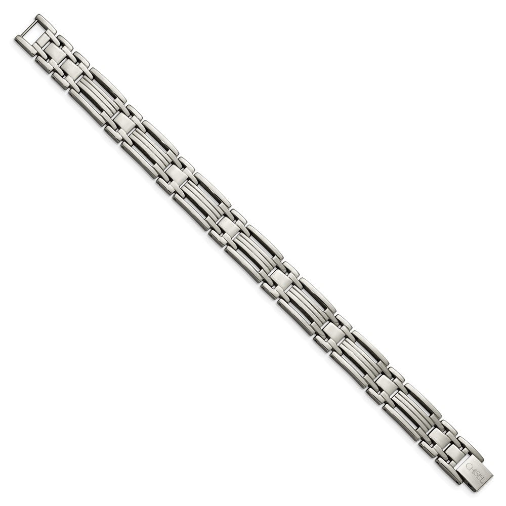 Chisel Titanium Polished Bracelet - 8.75 inches