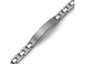 Chisel Titanium Brushed and Polished ID Bracelet - 8.5 inches