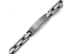Chisel Titanium Brushed ID Bracelet - 8.75 inches