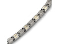 Chisel Titanium 14k Inlay Bracelet - 8.5 inches