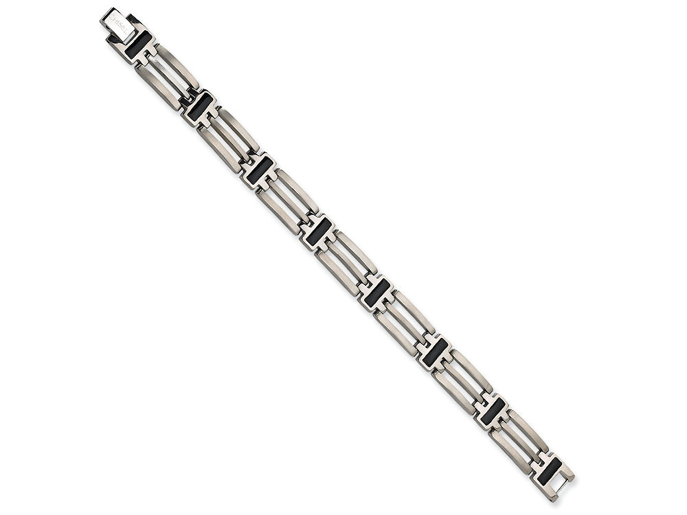 Chisel Titanium Enamel Bracelet - 8.5 inches