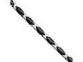 Chisel Titanium Black Ceramic 7.5in Bracelet