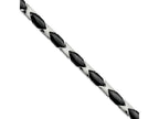 Chisel Titanium Black Ceramic 7.5in Bracelet