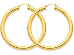 FJC Finejewelers 14k Yellow Gold Polished 5mm Tube Hoop Earrings