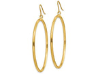 FJC Finejewelers 14k Yellow Gold Tube Hoop Dangle Earrings