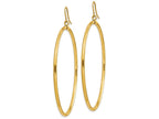 FJC Finejewelers 14k Yellow Gold Tube Hoop Dangle Earrings