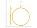 FJC Finejewelers 14k Yellow Gold Tube Hoop Dangle Earrings