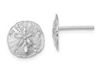 FJC Finejewelers 14k White Gold White Mini Sand Dollarpost Earrings
