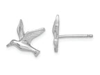 FJC Finejewelers 14k White Gold Seagull Post Earrings