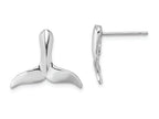 FJC Finejewelers 14k White Gold Whale Tail Post Earrings