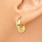 FJC Finejewelers 14k Yellow Gold Polished 4.75mm Round Hoop Earrings