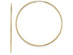 FJC Finejewelers 14k Yellow Gold Polished Endless Tube Hoop Earrings