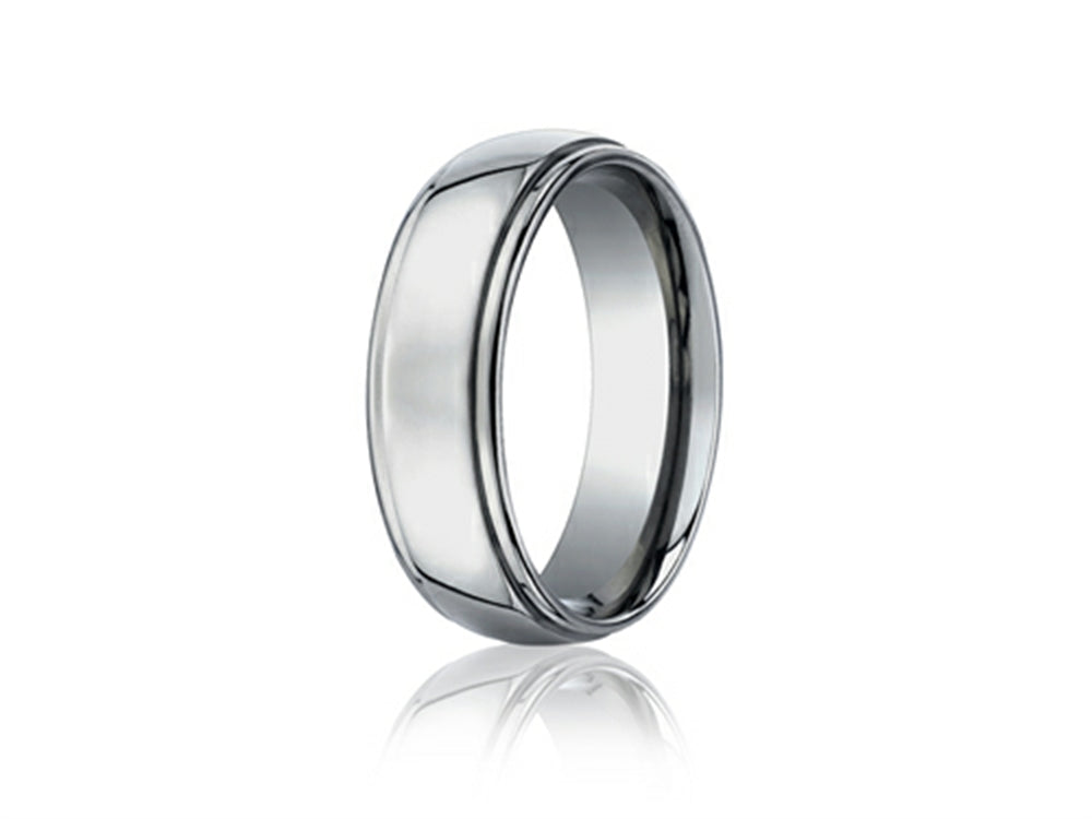 Benchmark 7mm Comfort Fit Titanium Wedding Band / Ring