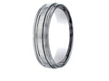 Benchmark Titanium 6mm Comfort Fit Design Wedding Band / Ring