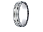 Benchmark Titanium 6mm Comfort Fit Design Wedding Band / Ring