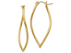 FJC Finejewelers 14k Yellow Gold Polished Fancy Hoop Earrings
