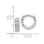 FJC Finejewelers 14k Hinged Hoop Earrings 4.00 mm x 8.00 mm