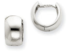 FJC Finejewelers 14k White Gold Hinged Hoop Earrings