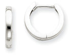 FJC Finejewelers 14k White Gold Hinged Hoop Earrings