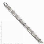 Chisel Tungsten Polished And Satin Bracelet