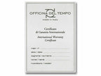 Officina Del Tempo Racing 44mm Chronograph Leather Band (OT1051/1440NWG) Made in Italy