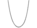 FJC Finejewelers 20 Inch 14k White Gold 4.4mm Concave Anchor Chain Necklace