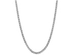 FJC Finejewelers 24 Inch 14k White Gold 4.4mm Concave Anchor Chain Necklace