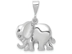 FJC Finejewelers 14k White Gold Elephant Charm