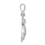 FJC Finejewelers 14k White Gold Dolphin Charm