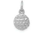 FJC Finejewelers 14k White Gold Golf Ball Charm