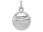 FJC Finejewelers 14k White Gold Baseball Charm