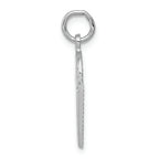 FJC Finejewelers 14k White Gold Basketball Charm