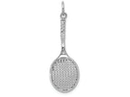 FJC Finejewelers 14k White Gold Tennis Racquet Charm