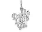 FJC Finejewelers 14k White Gold Daddy's Little Girl Charm