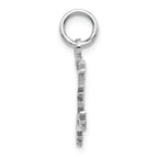 FJC Finejewelers 14k White Gold Snowflake Charm
