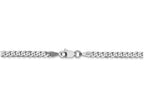 FJC Finejewelers 16 Inch 14k White Gold 2.9mm Flat Curb Chain Necklace