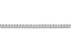 FJC Finejewelers 8 Inch 14k White Gold 2.9mm Flat Curb Chain Bracelet