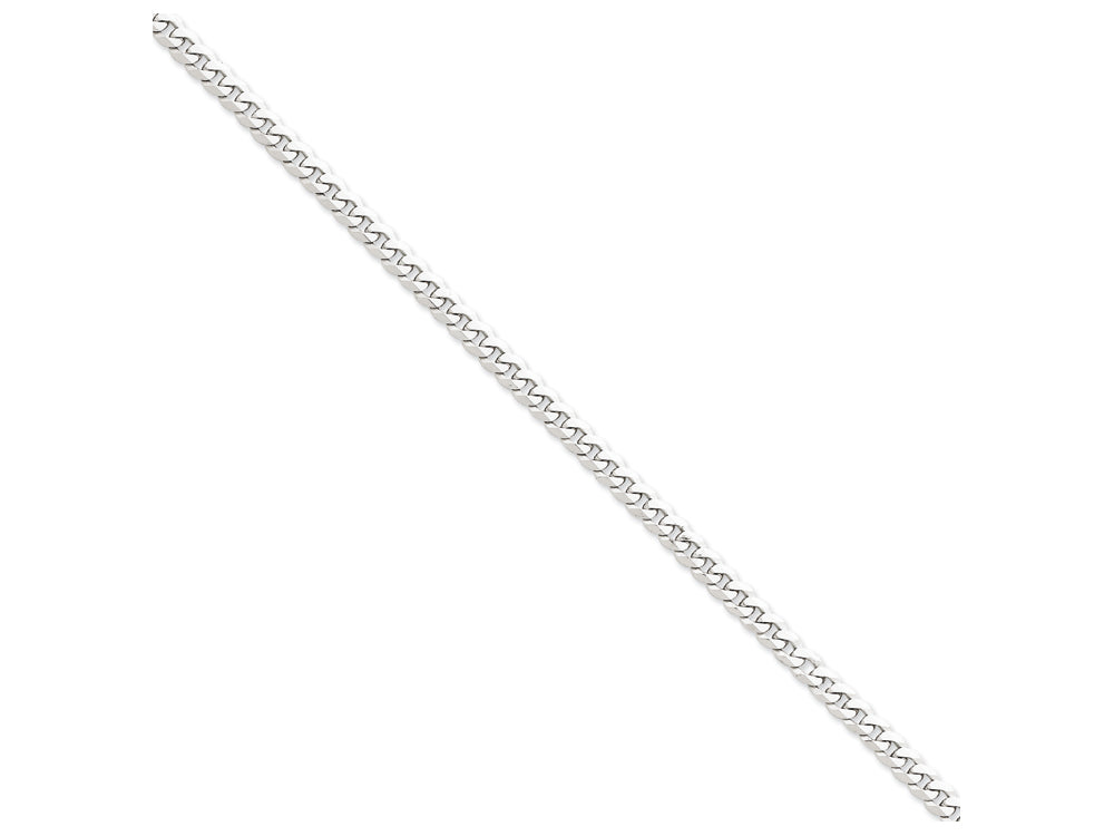 FJC Finejewelers 24 Inch 14k White Gold 5.2mm Flat Curb Chain Necklace