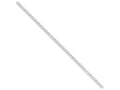FJC Finejewelers 24 Inch 14k White Gold 5.2mm Flat Curb Chain Necklace